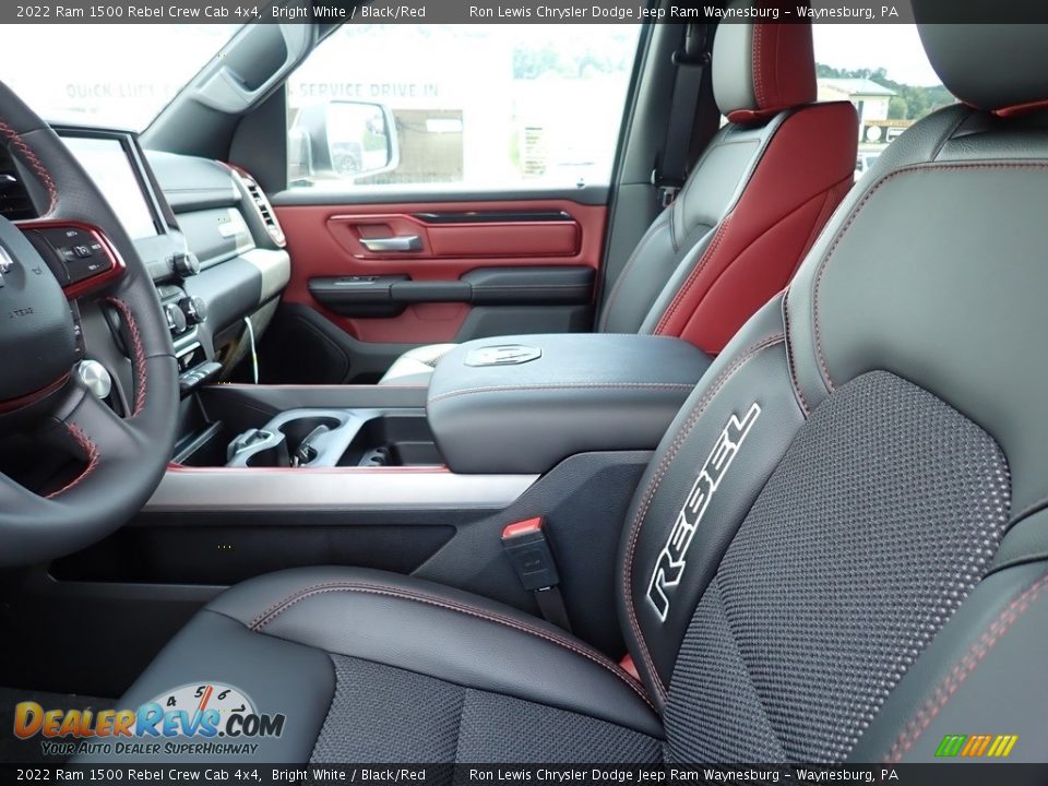 Front Seat of 2022 Ram 1500 Rebel Crew Cab 4x4 Photo #10