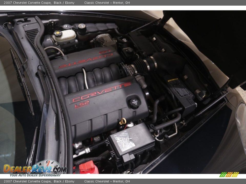 2007 Chevrolet Corvette Coupe Black / Ebony Photo #17