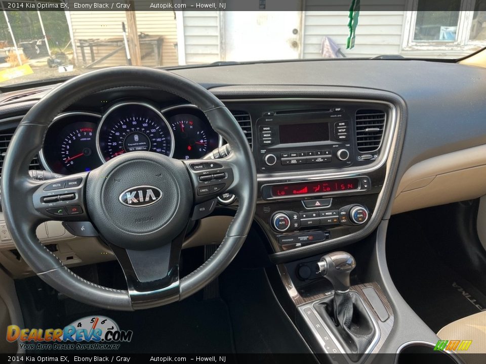 2014 Kia Optima EX Ebony Black / Gray Photo #20