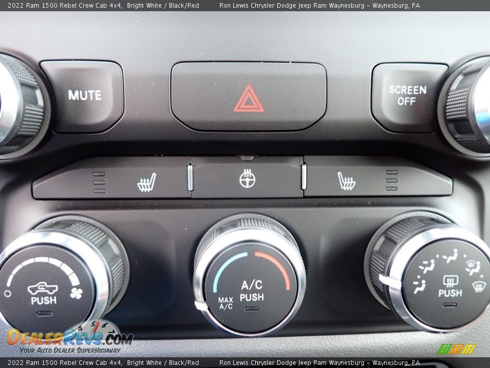 Controls of 2022 Ram 1500 Rebel Crew Cab 4x4 Photo #18