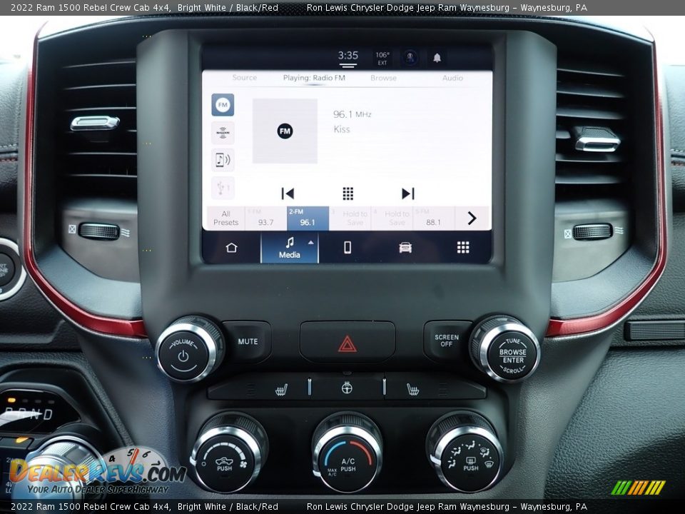 Controls of 2022 Ram 1500 Rebel Crew Cab 4x4 Photo #20