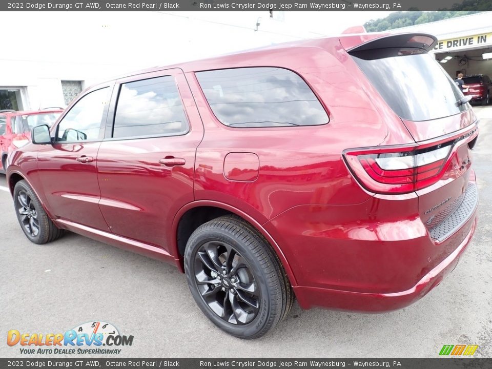 2022 Dodge Durango GT AWD Octane Red Pearl / Black Photo #3