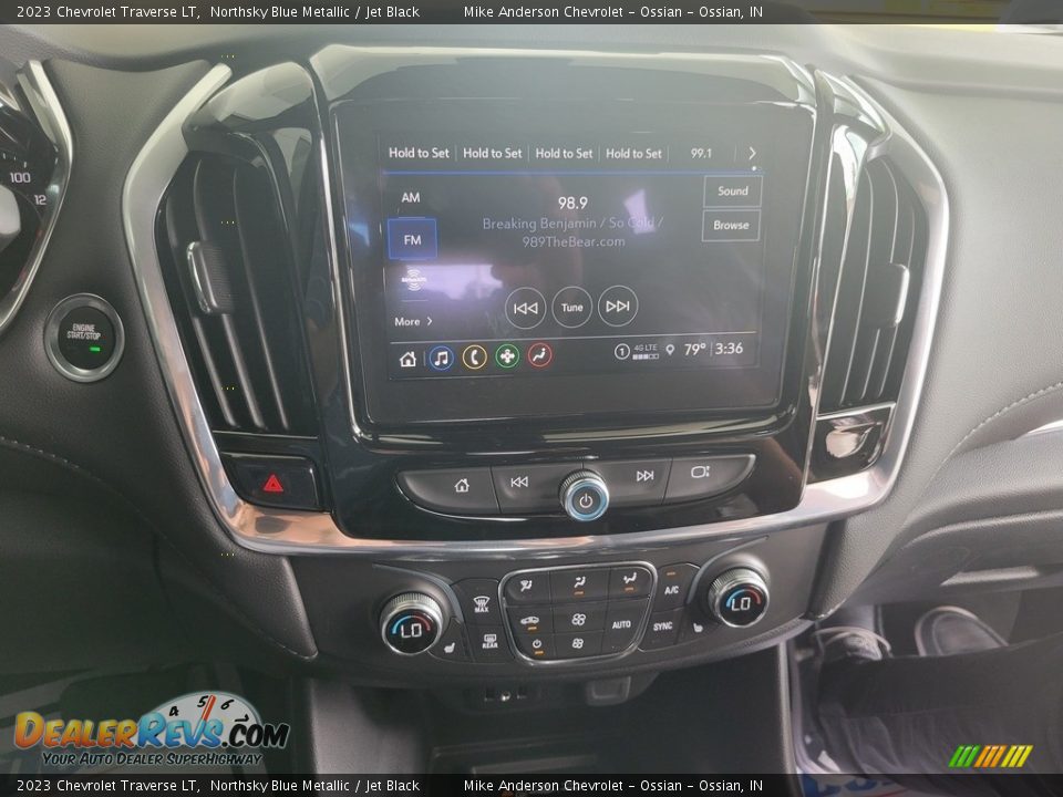 2023 Chevrolet Traverse LT Northsky Blue Metallic / Jet Black Photo #28