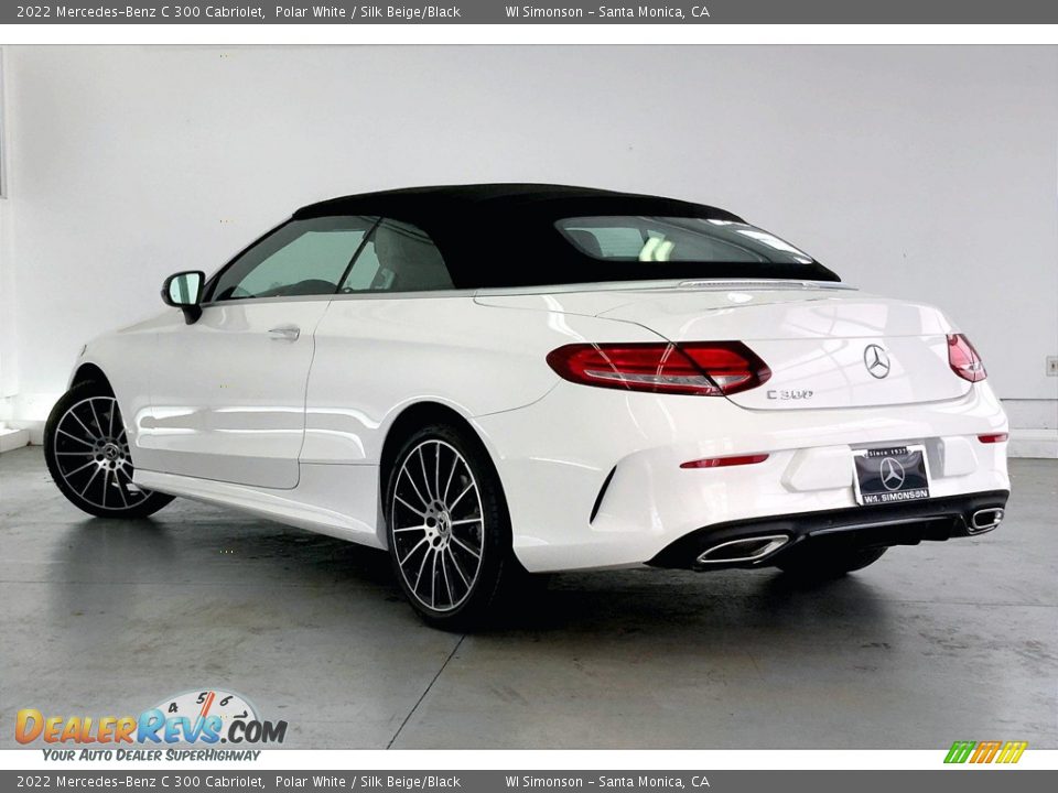 2022 Mercedes-Benz C 300 Cabriolet Polar White / Silk Beige/Black Photo #2