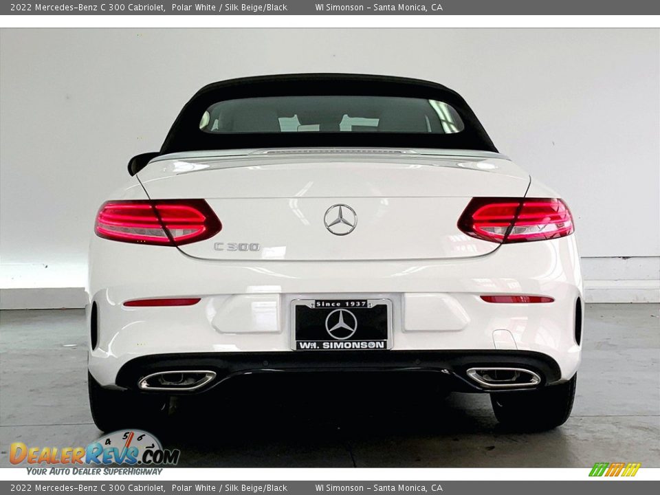 2022 Mercedes-Benz C 300 Cabriolet Polar White / Silk Beige/Black Photo #3