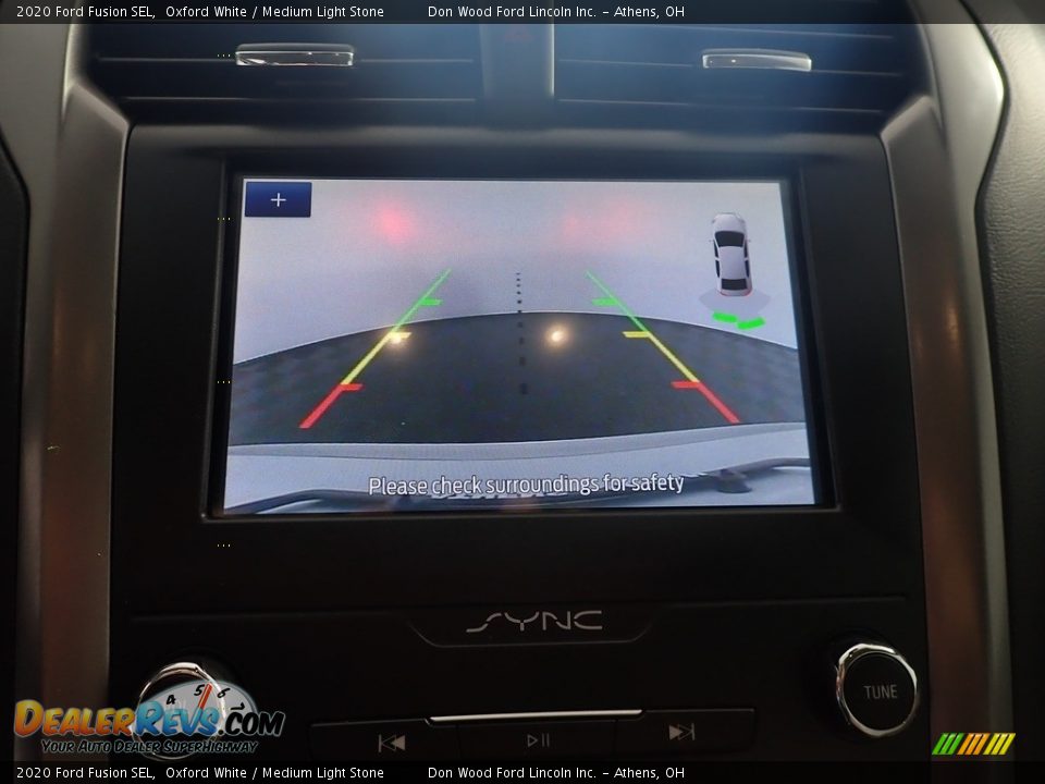 2020 Ford Fusion SEL Oxford White / Medium Light Stone Photo #2