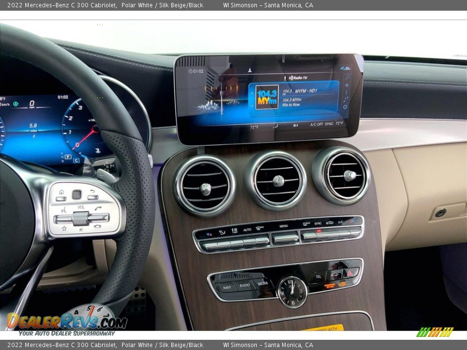 Controls of 2022 Mercedes-Benz C 300 Cabriolet Photo #7