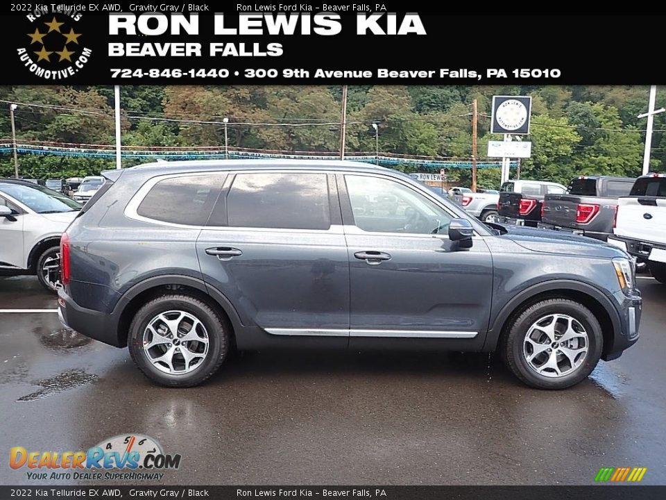 2022 Kia Telluride EX AWD Gravity Gray / Black Photo #1
