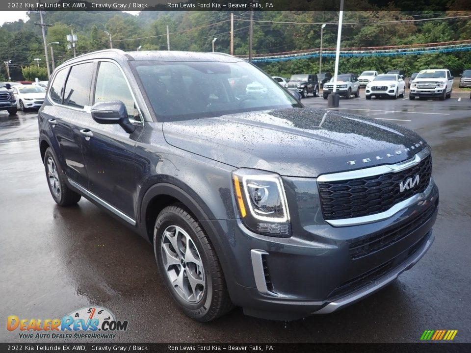 2022 Kia Telluride EX AWD Gravity Gray / Black Photo #2
