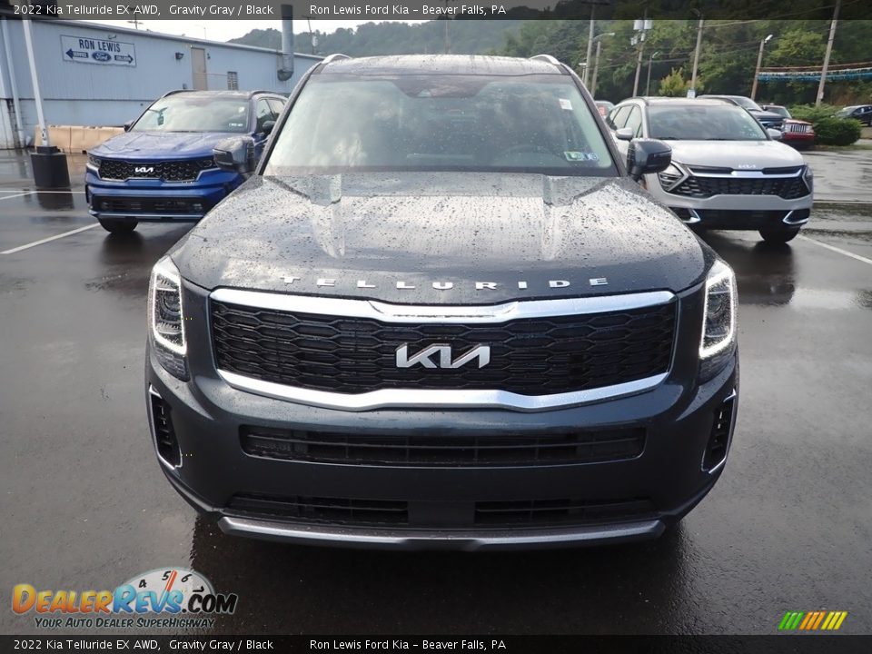 2022 Kia Telluride EX AWD Gravity Gray / Black Photo #3