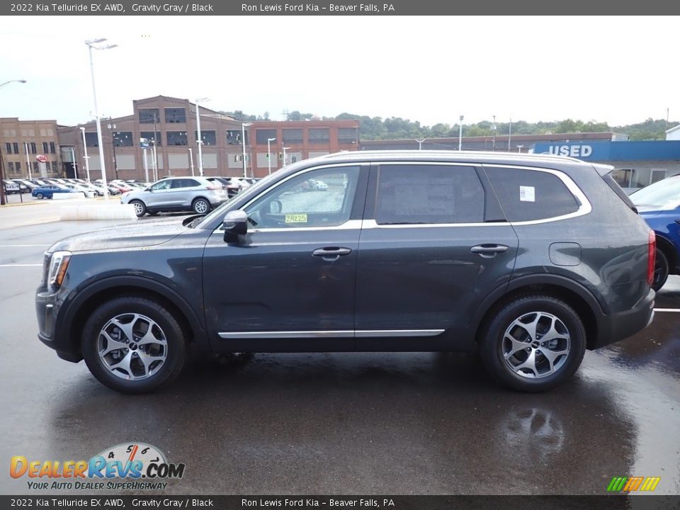 2022 Kia Telluride EX AWD Gravity Gray / Black Photo #5