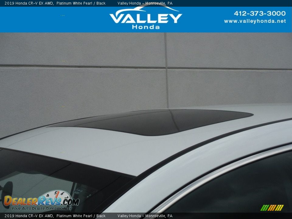 2019 Honda CR-V EX AWD Platinum White Pearl / Black Photo #3