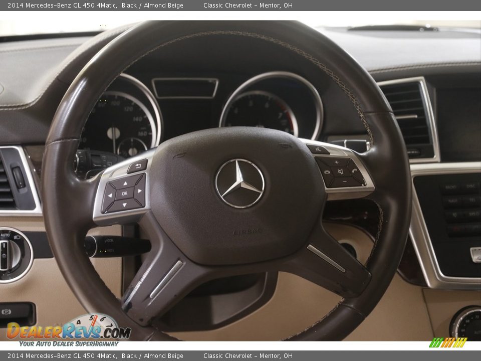 2014 Mercedes-Benz GL 450 4Matic Black / Almond Beige Photo #7