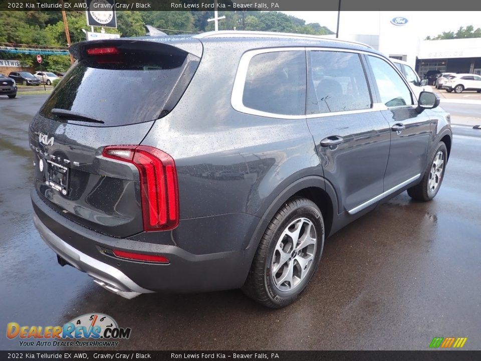 2022 Kia Telluride EX AWD Gravity Gray / Black Photo #8