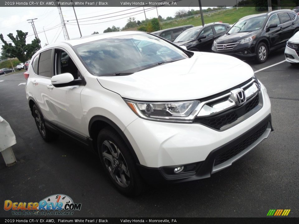 2019 Honda CR-V EX AWD Platinum White Pearl / Black Photo #6