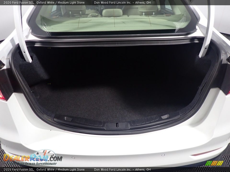 2020 Ford Fusion SEL Oxford White / Medium Light Stone Photo #15