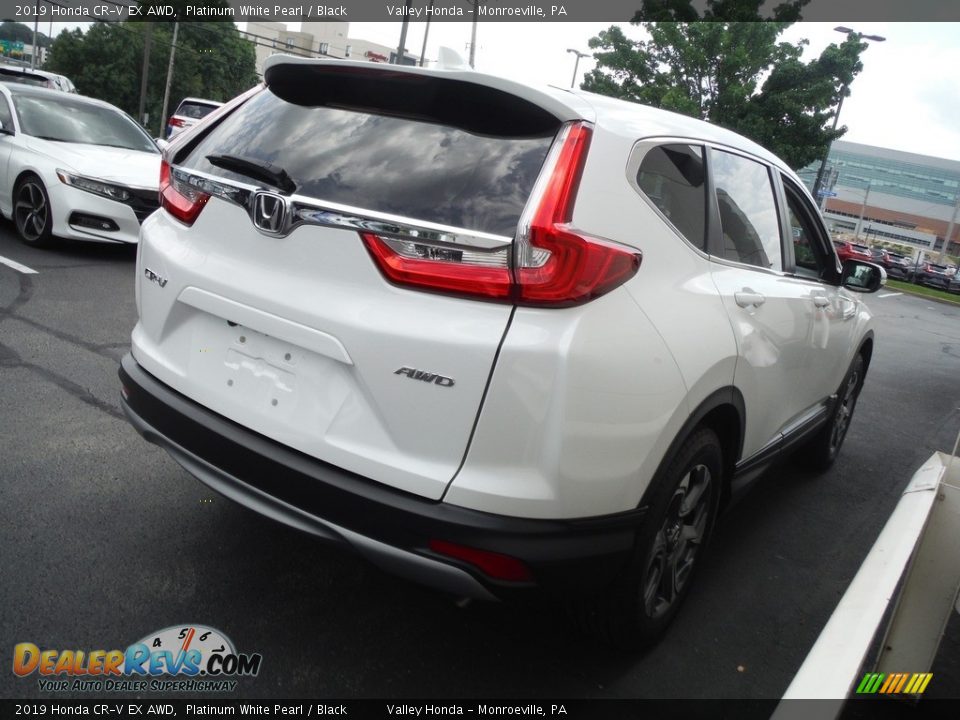 2019 Honda CR-V EX AWD Platinum White Pearl / Black Photo #7