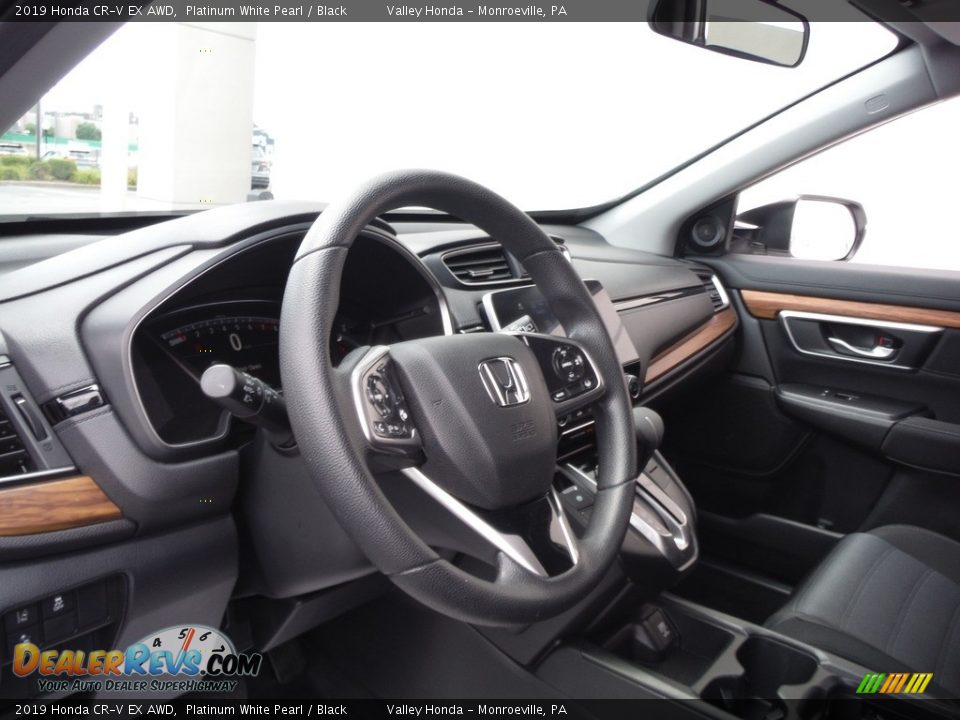 2019 Honda CR-V EX AWD Platinum White Pearl / Black Photo #12