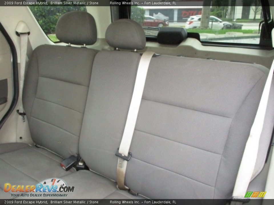 2009 Ford Escape Hybrid Brilliant Silver Metallic / Stone Photo #8