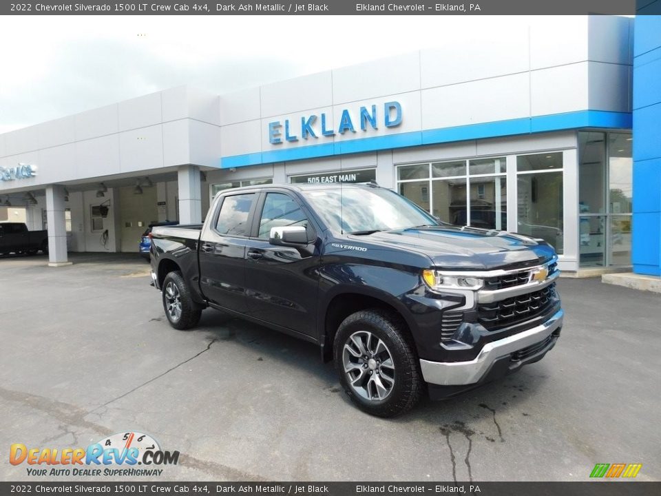 2022 Chevrolet Silverado 1500 LT Crew Cab 4x4 Dark Ash Metallic / Jet Black Photo #1