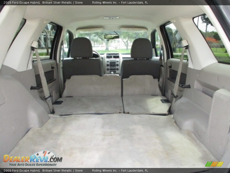 2009 Ford Escape Hybrid Brilliant Silver Metallic / Stone Photo #12