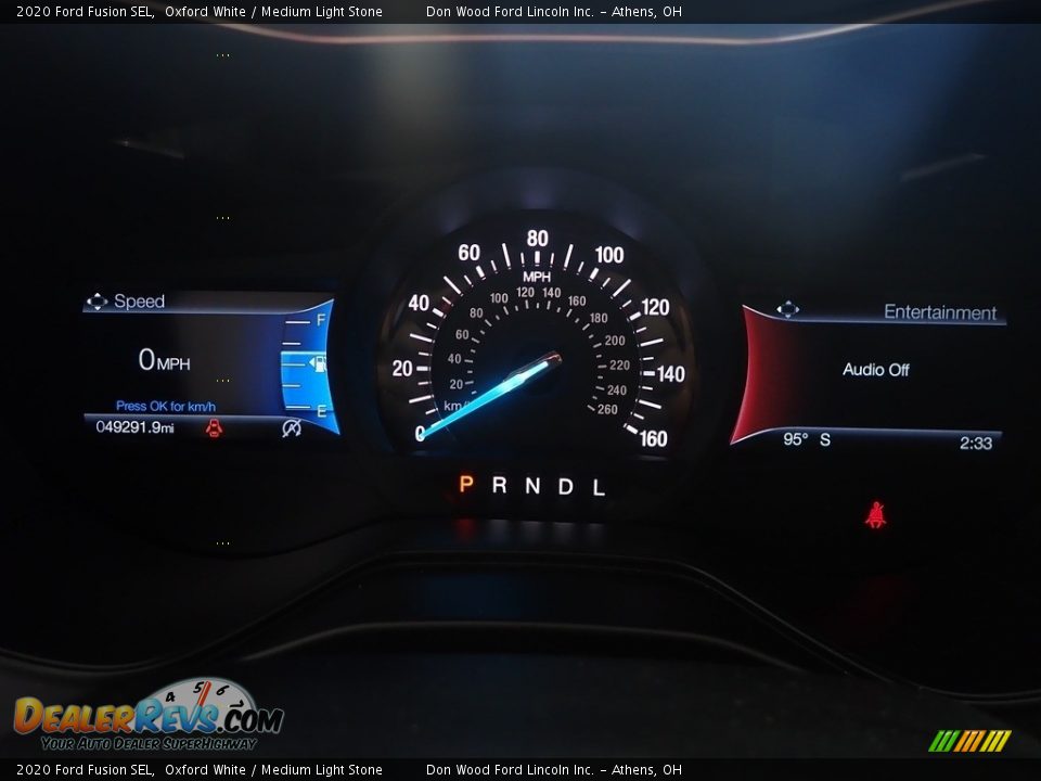 2020 Ford Fusion SEL Oxford White / Medium Light Stone Photo #29