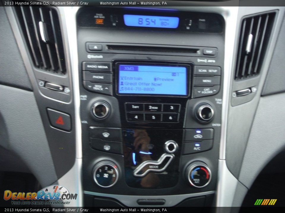 2013 Hyundai Sonata GLS Radiant Silver / Gray Photo #16