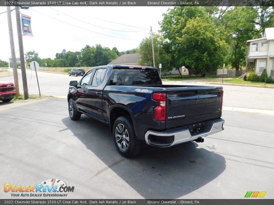 2022 Chevrolet Silverado 1500 LT Crew Cab 4x4 Dark Ash Metallic / Jet Black Photo #6