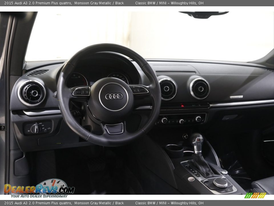 2015 Audi A3 2.0 Premium Plus quattro Monsoon Gray Metallic / Black Photo #6