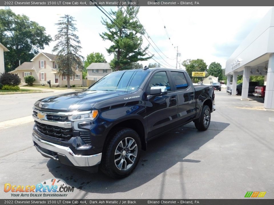 2022 Chevrolet Silverado 1500 LT Crew Cab 4x4 Dark Ash Metallic / Jet Black Photo #9