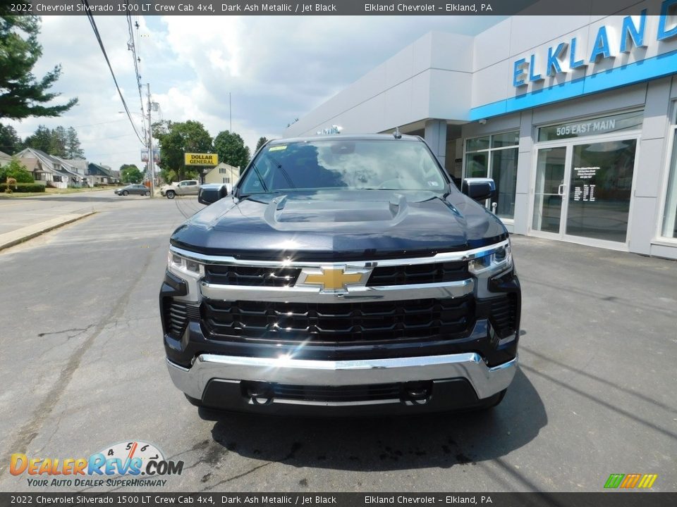 2022 Chevrolet Silverado 1500 LT Crew Cab 4x4 Dark Ash Metallic / Jet Black Photo #10