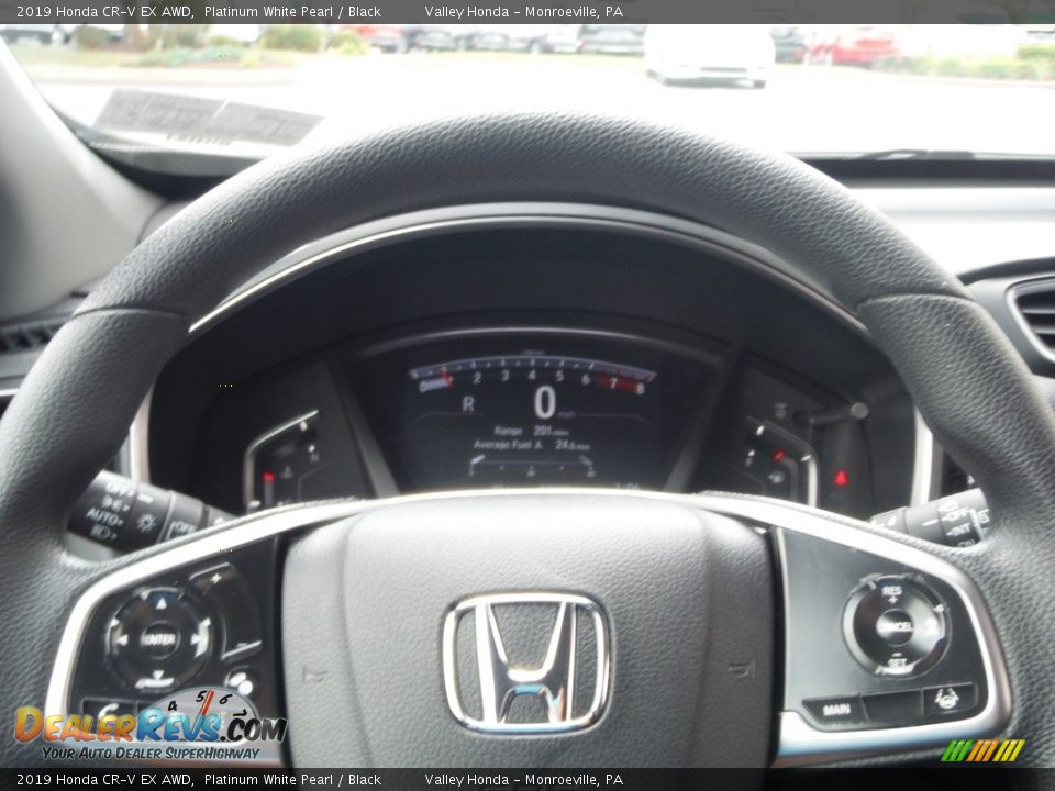 2019 Honda CR-V EX AWD Platinum White Pearl / Black Photo #25