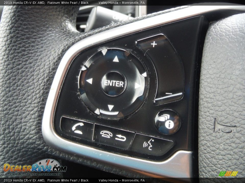 2019 Honda CR-V EX AWD Platinum White Pearl / Black Photo #26