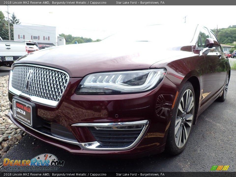 2018 Lincoln MKZ Reserve AWD Burgundy Velvet Metallic / Cappuccino Photo #1