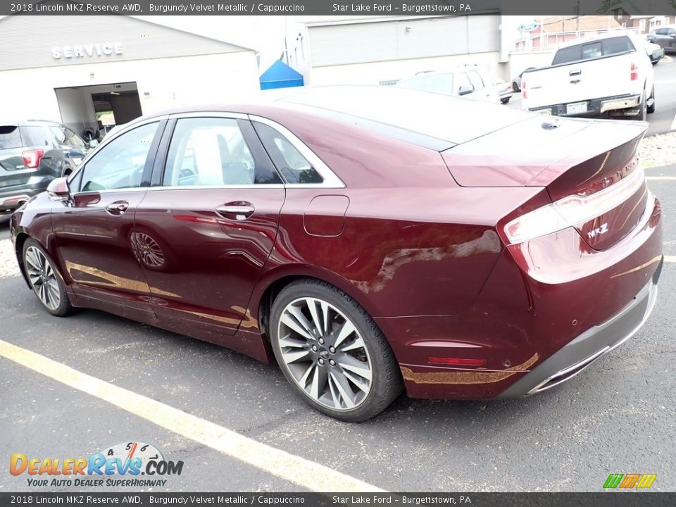 2018 Lincoln MKZ Reserve AWD Burgundy Velvet Metallic / Cappuccino Photo #2