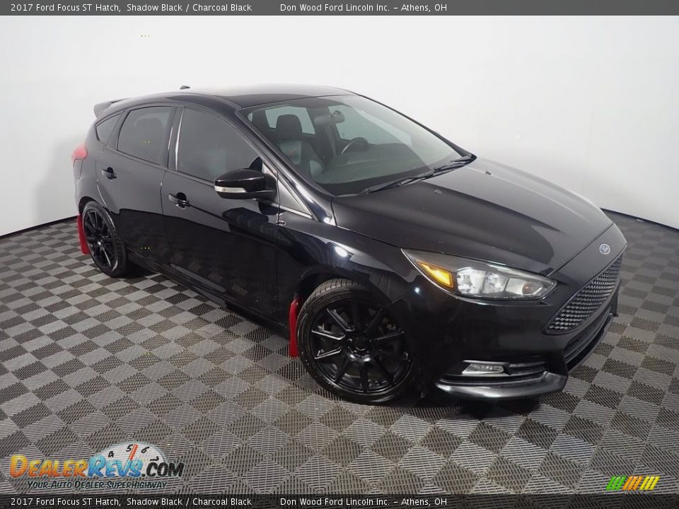 2017 Ford Focus ST Hatch Shadow Black / Charcoal Black Photo #3