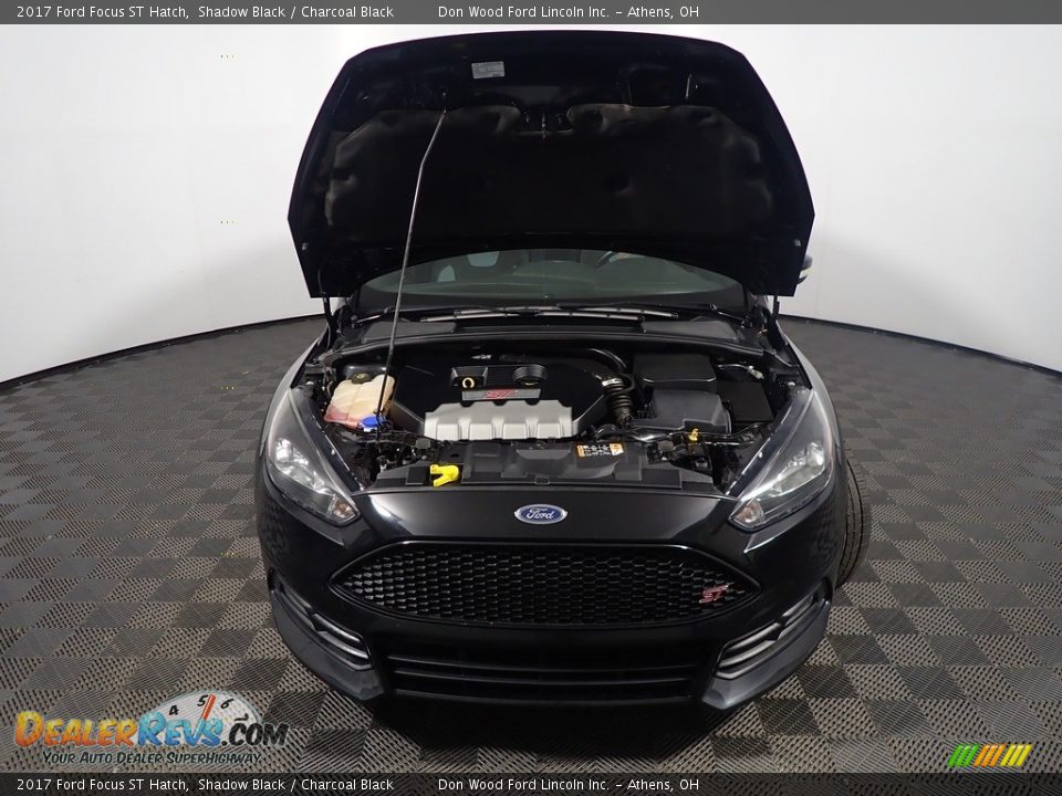 2017 Ford Focus ST Hatch Shadow Black / Charcoal Black Photo #6