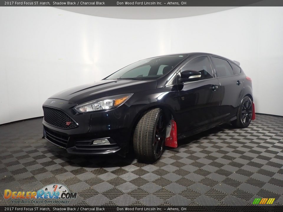 2017 Ford Focus ST Hatch Shadow Black / Charcoal Black Photo #8