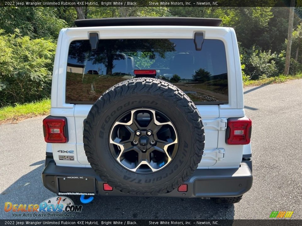 2022 Jeep Wrangler Unlimited Rubicon 4XE Hybrid Bright White / Black Photo #8