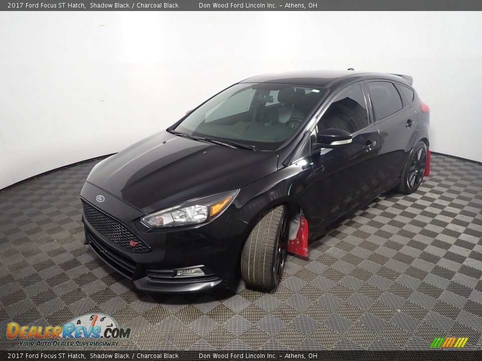 2017 Ford Focus ST Hatch Shadow Black / Charcoal Black Photo #9