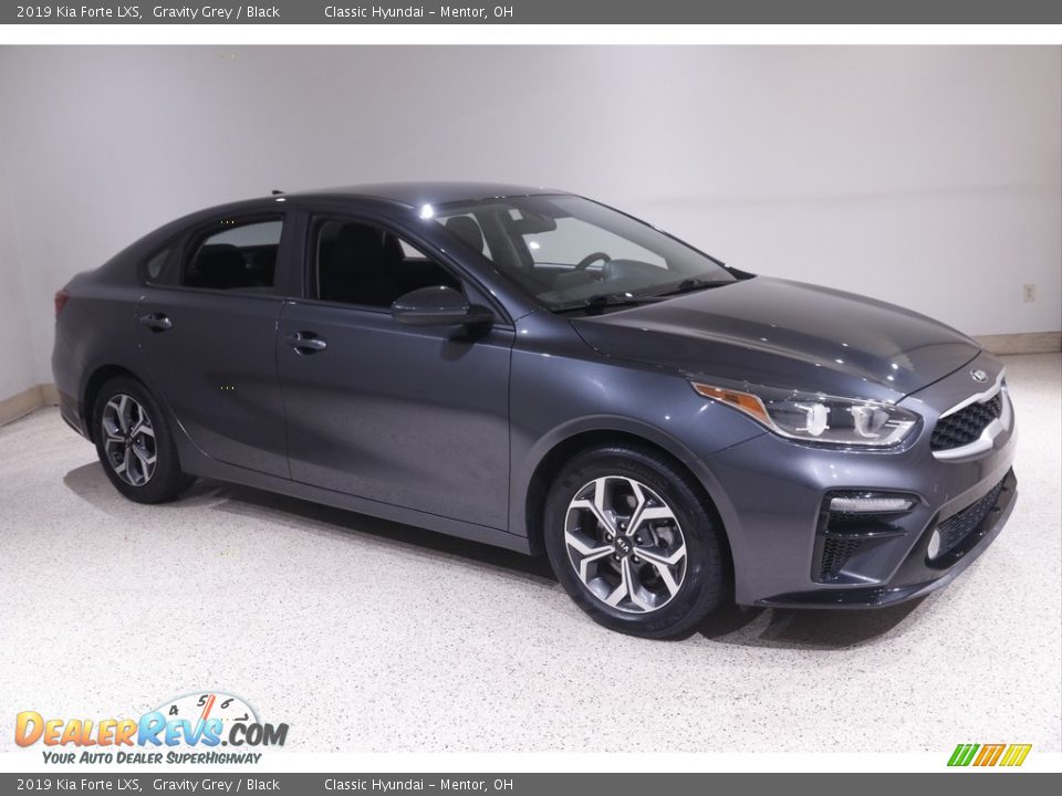 2019 Kia Forte LXS Gravity Grey / Black Photo #1