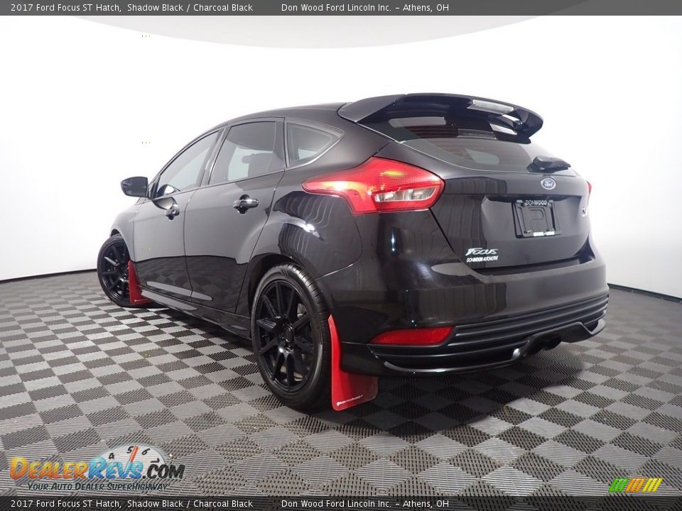 2017 Ford Focus ST Hatch Shadow Black / Charcoal Black Photo #11