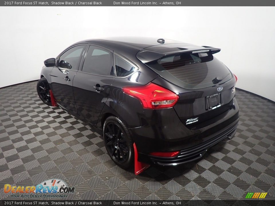 2017 Ford Focus ST Hatch Shadow Black / Charcoal Black Photo #12