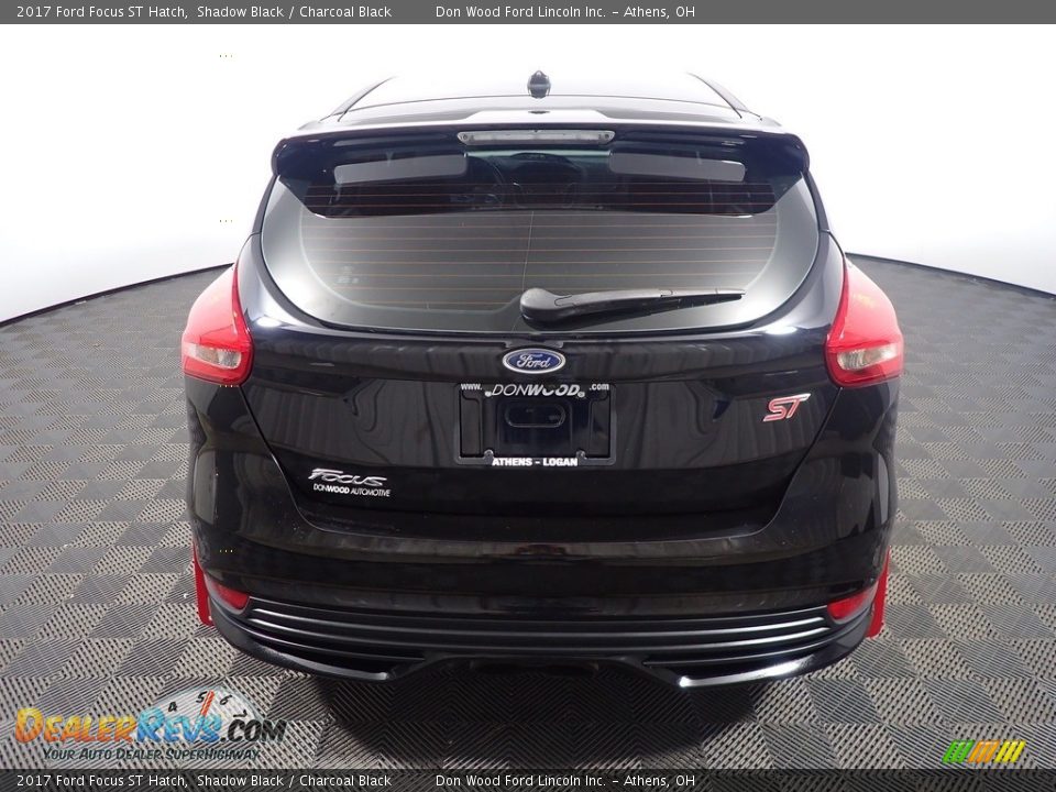 2017 Ford Focus ST Hatch Shadow Black / Charcoal Black Photo #13