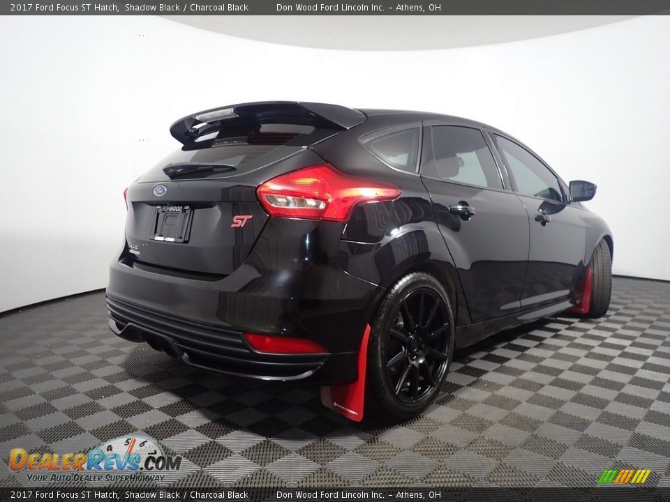 2017 Ford Focus ST Hatch Shadow Black / Charcoal Black Photo #16
