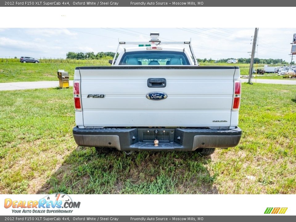 2012 Ford F150 XLT SuperCab 4x4 Oxford White / Steel Gray Photo #5