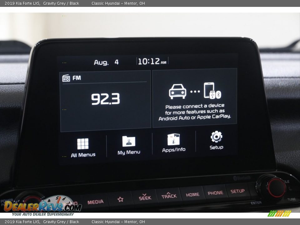 2019 Kia Forte LXS Gravity Grey / Black Photo #10