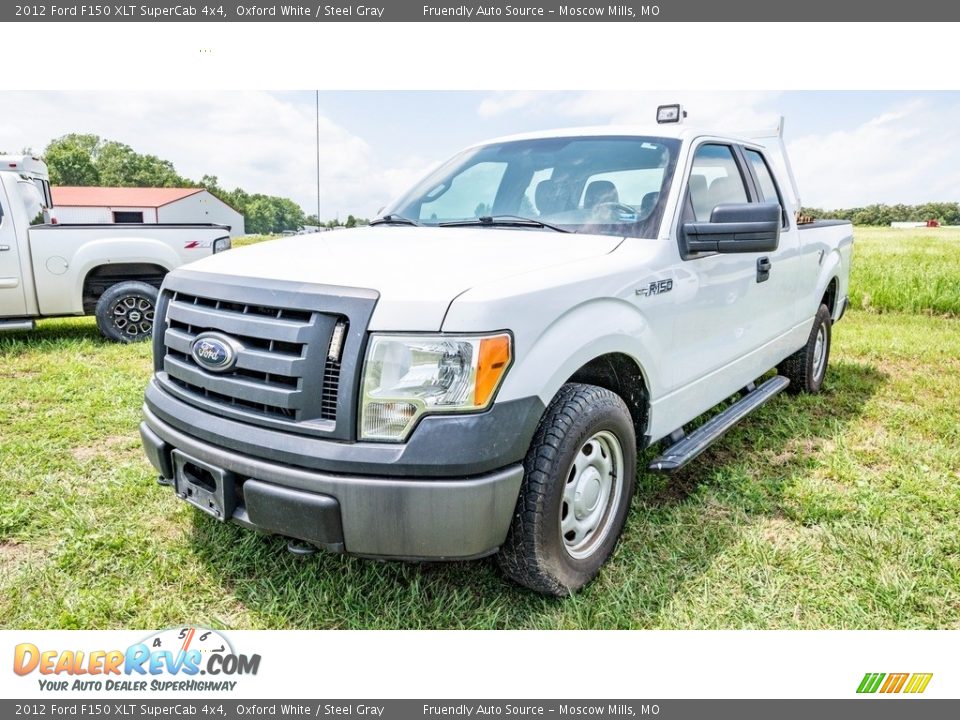 2012 Ford F150 XLT SuperCab 4x4 Oxford White / Steel Gray Photo #8