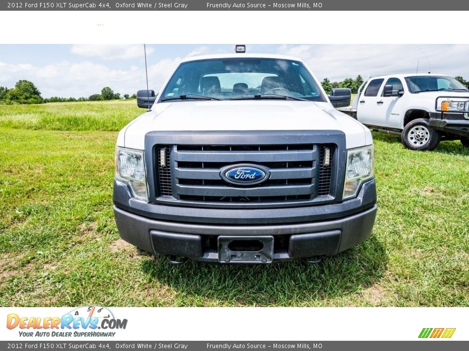 2012 Ford F150 XLT SuperCab 4x4 Oxford White / Steel Gray Photo #9