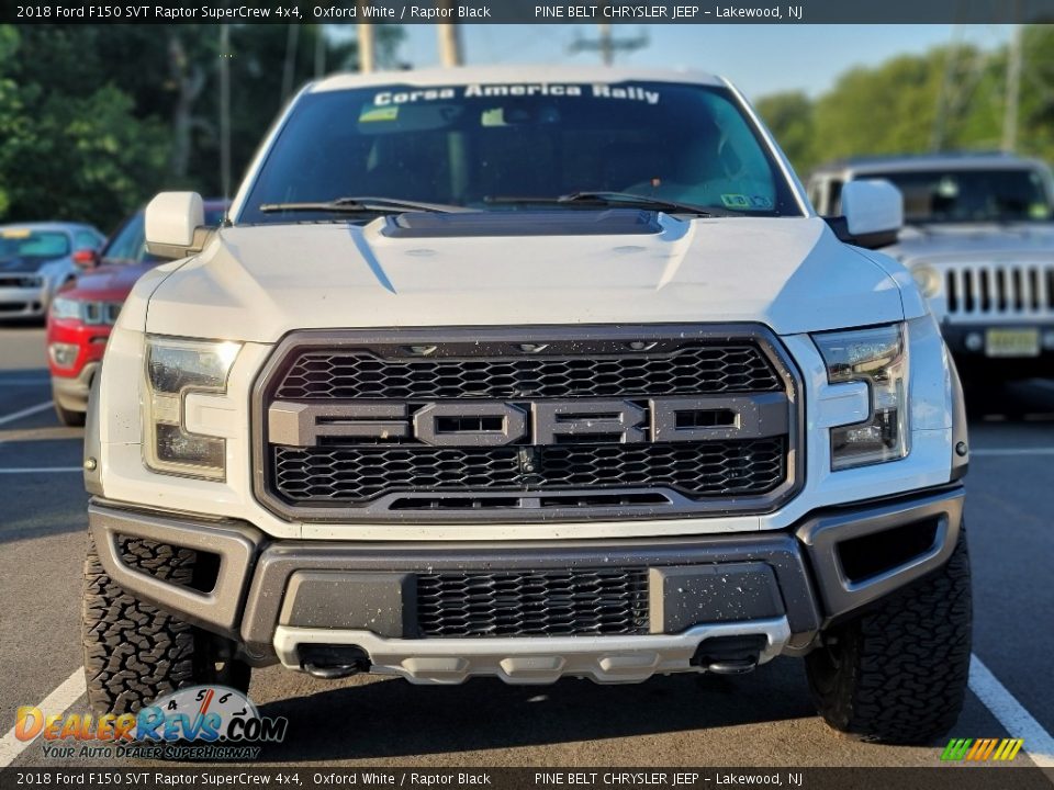 2018 Ford F150 SVT Raptor SuperCrew 4x4 Oxford White / Raptor Black Photo #2